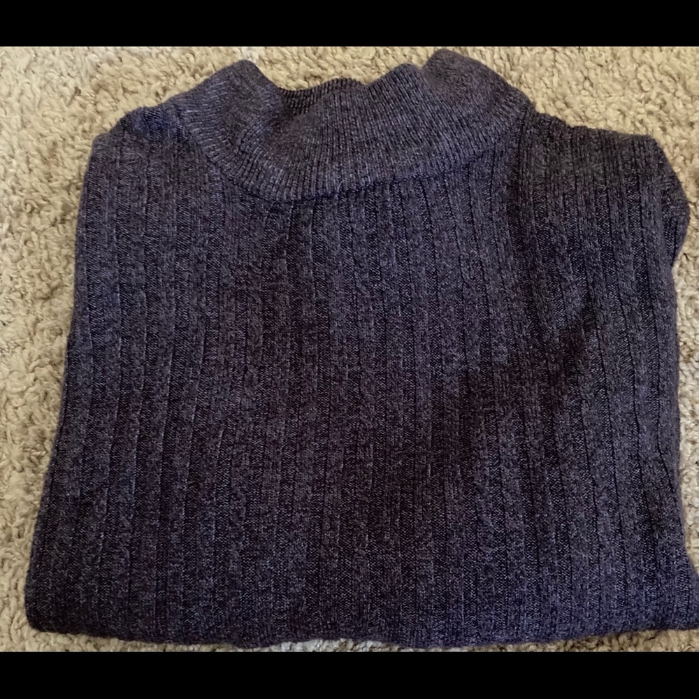 Soft deep purple sweater